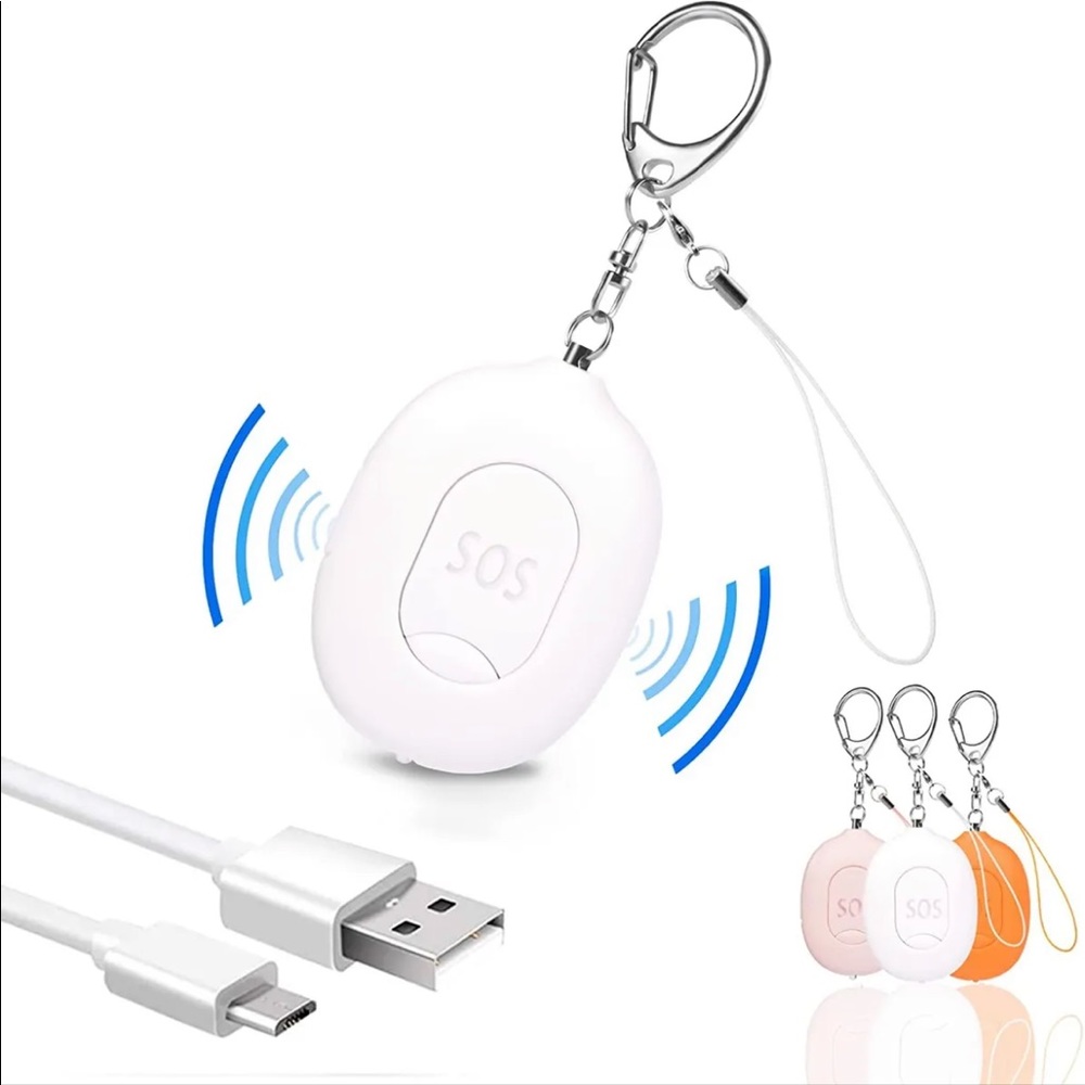 Upgraded 3in1 self Defense Personal Alarms for Women Keychain 140dB Loud Siren